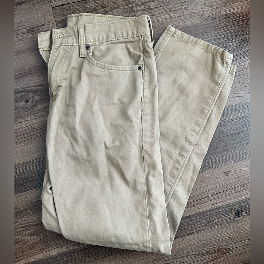 Mens Levi Khaki Pants (Size W31 L32)